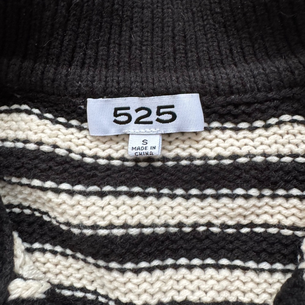 525 America Raya Striped Polo Sweater Dress - Picture 4 of 8